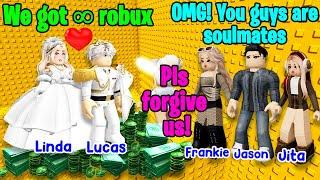 ️ TEXT TO SPEECH  Whoever Gets Infinite Robux, They Will Become Soulmates  Roblox Story