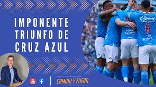 Imponente triunfo de Cruz Azul