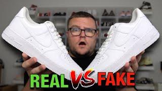 Nike Air Force 1 REAL vs FAKE  How to Spot FAKE Nike Air Force 1