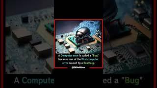 Error in computer is called a "Bug". #coding #dev #developer #programming