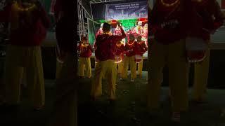The samba band performing at Dane John gardens in Canterbury 