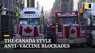 Canadian anti-vaccine ‘Freedom Convoy’ protests inspire demonstrations in Europe, New Zealand