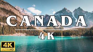 Canada in 4K ULTRA HD HDR | 2nd Largest country in the world (60 FPS)