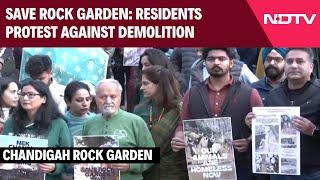 Chandigarh News | Chandigarh's Rock Garden: Residents Protest Against Demolition