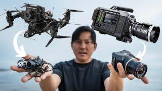 FPV Drones & CINEMA CAMERAS Keep Getting TINIER! | BlackMagic Micro G2 & O3 Tinywhoops