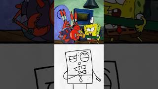 imitation krabs VS. DoodleBob?!  | SpongeBob #shorts