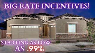 Big Rate Cuts New Homes [Living in Arizona | Lennar Blossom Rock | Great Interest Rate Incentives]