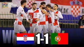 CROACIA vs PORTUGAL 1-1 | GOLES y RESUMEN del PARTIDO | Nations League 2024