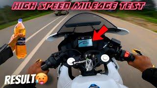 2023 R15 V4 Bs7 HIGH SPEED Mileage test | 50kmpl?? | unexpected Results