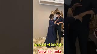 Aayush Alizeh Cute Fight ️Best Couple #aayujanta #alizehjamali #aayuzeh #shorts