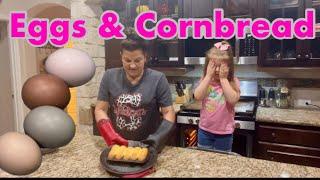 Cooking Cornbread muffins