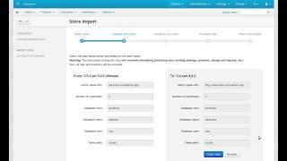 CS-Cart eCommerce Software. Features: Store Import