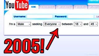 YouTube Used To Be A DATING SITE?! (revealed!)