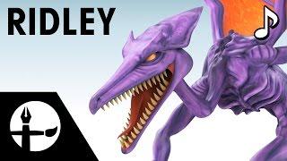 Ridley Smashified - 3D Model Time Lapse (Music by Nathanael Platier)