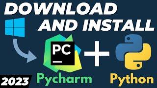 How to run Python program in Pycharm tutorial | Download and install pycharm with python setup 2024