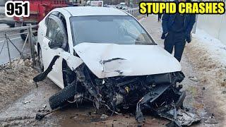 Stupid crashes 951 December 2024 car crash compilation