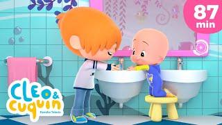 Aprendiendo a ir al baño  y más canciones infantiles para bebés con Cleo y Cuquín