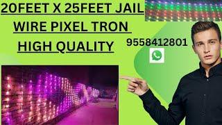 20FEET X 25FEET  FEET || Pixel TRON || JAIL WIRE || QULTY || WITH WI-FI || CONTLORE