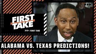 Alabama will be UP BY 30 vs. Texas  - Stephen A. on Bama vs. Texas | First Take