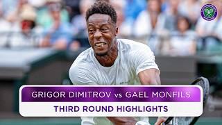 Rolling back the years | Grigor Dimitrov vs Gael Monfils | Highlights | Wimbledon 2024