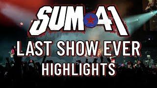 Highlights From the Last Sum 41 Live Show Ever!