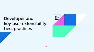 Key User and Developer Extensibility Options - Best practices