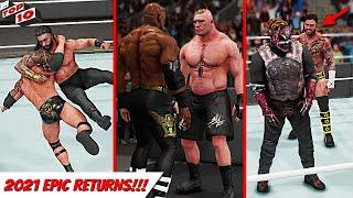 WWE Top 10 Epic Returns of 2021! WWE 2K