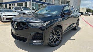 Majestic Black 2025 Acura MDX A-Spec Walkaround