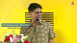 Krishnamachari Srikkanth's tribute to Kasi Viswanathan Sir | 'A Big Salute to Kasi Sir' event! 