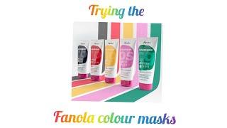 Trying out the  fanola colour masks 