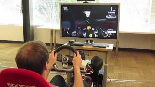 Forza Motorsport 4 Kinect head tracking with wheel