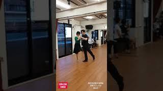 CorazonTango 阿根廷探戈 入門班 探戈課程 2019.3.3 主題 Back Boleo基礎 示範 Gustavo & Catarina老師