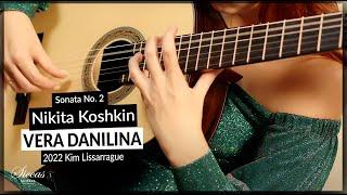  INSANE PERFORMANCE of Nikita Koshkin's Sonata No. 2 by VERA DANILINA on a 2020 Lissarrague Guitar