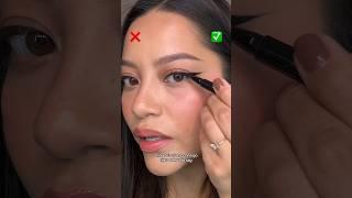 Eyeliner technique for hooded eyes!