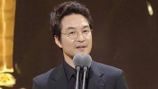 Han Suk Kyu, 한석규, 영예의 대상 '검은 도화지' 특별한 수상소감 @2016 SAF 연기대상 1부 20161231