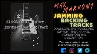 CLASSIC ROCK in Am - Jamming Backing Track