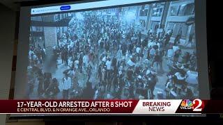 Videos show chaotic scene in Orlando after Halloween night shooting leaves 2 dead, 8 injured