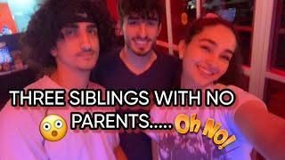 THREE SIBLINGS HANGING OUT WITH NO PARENTS....OH NO!