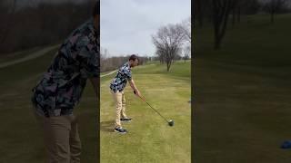 Mikey slinging one on the Brute course at Grand Geneva #golf #golfswing #golflife