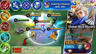 WTF DAMAGE!!! | 599 Star Global No.5 Alucard New Best Build & Emblem for Auto Win | Best Guide 2024!