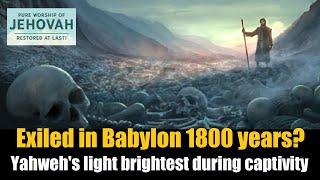 JW "Babylonian captivity" till 1919 is bogus -- YHWH sent prophets before, after & DURING the exile