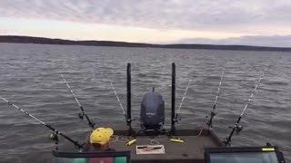 LIVE FEED: Targeting Blue Catfish in deep lake water.