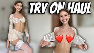 Try On Haul | Transparent Top | No Bra