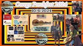 3rd Annual Owego Porchfest - October 6, 2024