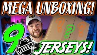 MEGA JERSEY UNBOXING! 9 Jerseys!