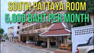 LOW PRICE 5,000 BAHT PER MONTH SOUTH PATTAYA THAPPRAYA APARTMENT ROOM REVIEW - SUDARAT HOUSE