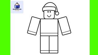 Cum Să Desenezi Un NOOB Din ROBLOX| Usor Pas cu Pas Tutorial pentru Incepatori