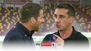 "Look at me when I'm talking to you"  | Neville & Redknapp get HEATED!