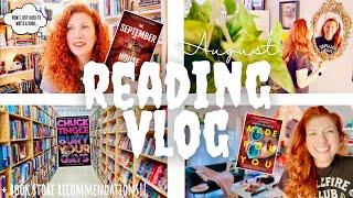 August Reading Vlog- Horror, Dystopia, and Hauntings, Oh My!