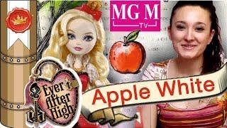 Распаковка Эпл Уайт Apple White Ever After High обзор на русском